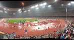 Inside the National Stadium of China on Day 15 of the 2008 Olympics 