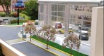 Diorama of a Mini Cooper agency 2 of 4 view