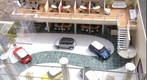 Diorama of a Mini Cooper agency 3 of 4 view