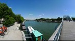 Eiffel Tower and River Seine from the Passerelle Debilly Bridge