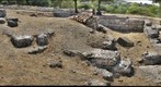 Samothrace, Sanctuary of the Great Gods, Western Hill, the Stoa, taken from northeast