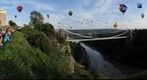 GP46 Bristol Balloon Fiesta 2009 evening launch from Clifton Bridge