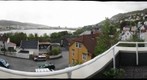 Panorama of Bergen skyline seen from Fløen