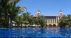 You are now swimming in the middle of the largest swimming pool of Gran Hotel Lopesan Costa Meloneras - Gran Canaria, Canary Islands, Spain! (360°)