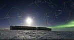 360 degree pano South Pole with Constellations
