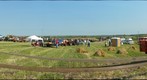 Rumley Oil Pull threshing outfit
