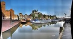 Canal boats, Amsterdam