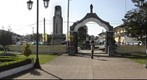 Acaxochitlan Atrio y Jardin Frontal de la Iglesia