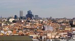 Vista de Madrid desde la terraza del Circulo de Bellas Artes.