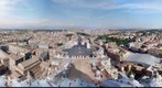 St Peters Basilica, Vatican city, 360 Rome cityscape