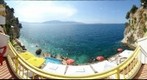 Off the balcony at Hotel Liro - Vlore, Albania