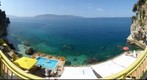 Off our balcony at Hotel Liro in Vlore, Albania