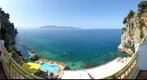 Off our balcony at Hotel Liro in Vlore, Albania