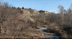 Cliff from a Bridge