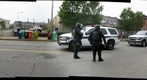 G20 Unpermitted March Police Assembly point on Liberty Avenue