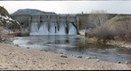 Frozen Spillways, Lake Estes, Estes Park, Colorado