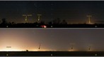 Comparación de contaminación lumínica