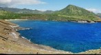 Hanauma Bay looking northeast to Makapu`u Point, Ka`Iwi Coast, east O`ahu