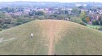 Looking east toward London