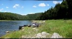 Fishermen on the river