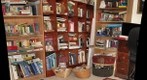 books and other treasures in my living room