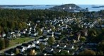 Kristiansand. Utsikt fra Ravneheia.