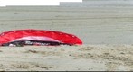 3 kites on the beach