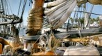 Tall Ship - Privateer Lynx - Mast Hoops Sail & Ropes