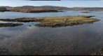 Dunvegan Bay, View SW over Gairbh Eilein Island towards Macleod's Table (North)