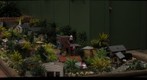 Model train layout and kids at Phipps Conservatory