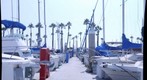 Looking Down the Dock