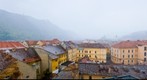 Brasov in the fog