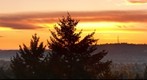 Sunset over Portland Oregon
