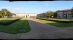 Rice University: Academic Quad - Communicating Twins at Sunset - a 360-Degree Panorama