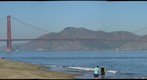 San Francisco Golden Gate from the Beach