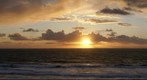 Storm Sunset over the Pacific Ocean, Encintas, southern California