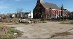 East Liberty Parking lot tree delivery