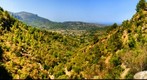 Vista del Valle de Soller desde el Barranco de Biniaraix. Sierra de Tramontana. Mallorca