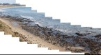 091203 SB Shores bluffs to low tide exposed rocks look to COPR Photoshop RAW interleaved default