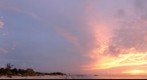 Isla Holbox, Sunset with Rainbow
