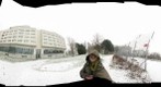 Kaser Wasser Building in the snow