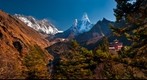 Tengboche, Everest, and Ama Dablam