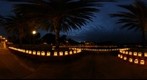 Christmas Eve Illuminary - Tarpon Springs, Florida Right Eye of 3-D Panorama