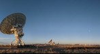 Moonrise over the Very Large Array