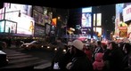 New York's Time Square the night after New Years Eve 2010