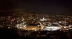 Bath city Centre at night.