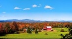 Fall view of the Catskills from Mohonk, New York
