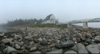Marshall Point Lighthouse (360), Port Clyde, Maine, USA - on a foggy day