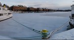 Strandvagen - frozen Stockholm