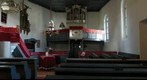 Inside the Reformat church in Fiatfalva